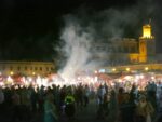 Marrakesch – Djemaa-el-Fna bei Nacht – Marokko