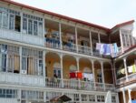 Typische Häuser in Tiflis