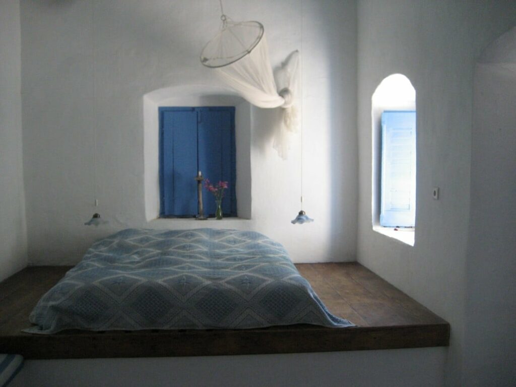 Schlafzimmer im Haus Parea
