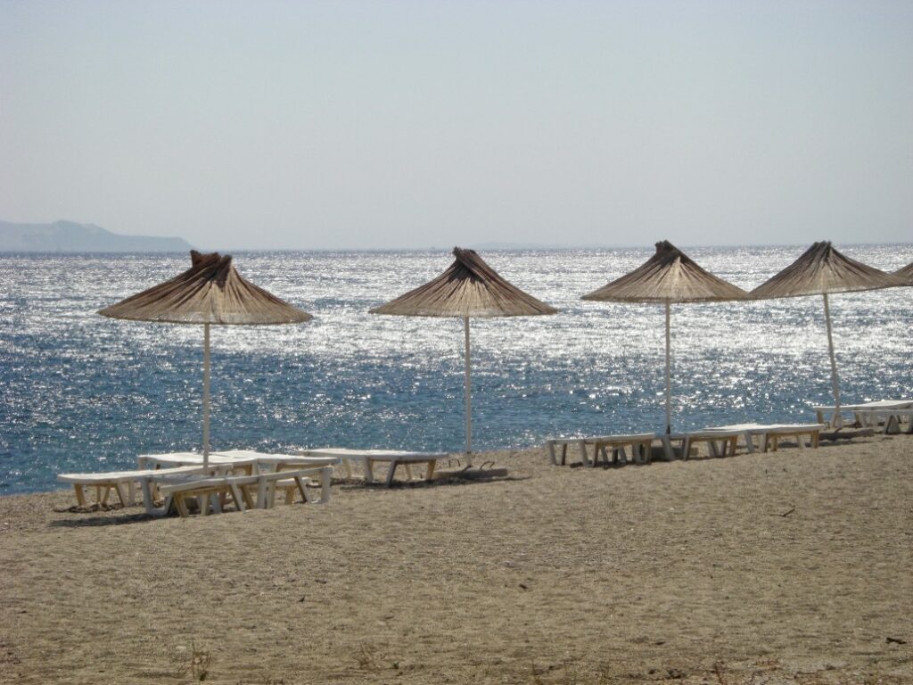 Strandschirme, Strand von Kos
